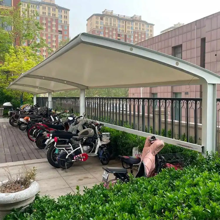 黔西南膜结构电动车棚